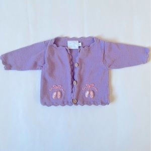 Little English Ballet Crochet Sweater